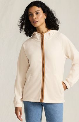 Lands' End Lands' End Anyweather RainDefense Fleece Full Zip Jacket