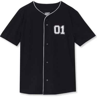Lands' End Lands' End Boys Active Button Up Jersey Top