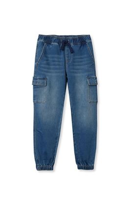 Lands' End Lands' End Boys Iron Knee Knit Denim Jogger