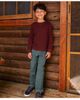 Lands' End Lands' End Boys Iron Knee Twill 5 Pocket Pants - 1