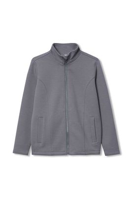 Lands' End Lands' End Boys Long Sleeve Knit Full Zip Mock Neck Sweatshirt