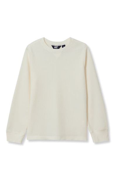 Lands' End Lands' End Boys Long Sleeve Waffle Thermal Shirt
