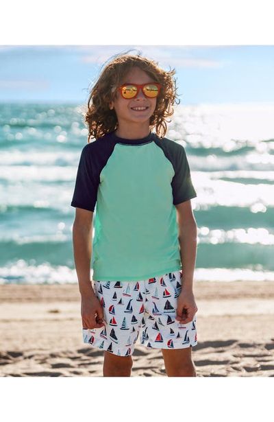Lands' End Lands' End Boys Print Swim Trunks
