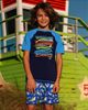 Lands' End Lands' End Boys Stretch Hydroliner Sport Swim Trunk - 1