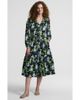 Lands' End Lands' End Bracelet Button Front Midi Dress - 1