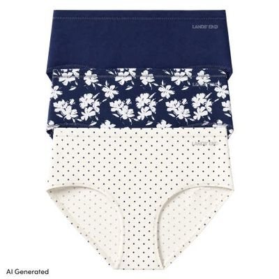 Lands' End Lands' End Brief True Solutions Light Weight Microfiber Basics 3 Pack Panties