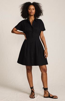Lands' End Lands' End Cambric Above the Knee Shirt Dress