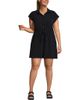 Lands' End Lands' End Cap Sleeve Creaseless Button-Down Romper - 1
