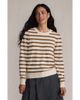 Lands' End Lands' End Cashmere Puff Sleeve Crew Neck Sweater - 1
