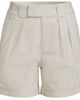 Lands' End Lands' End Chino High Rise Pleated 7" Shorts - 3