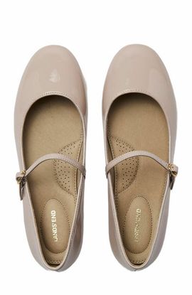 Lands' End Lands' End Classic Leather Mary Jane Flats