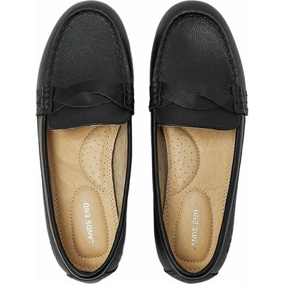 Lands' End Lands' End Comfort Leather Slip On Loafer Shoes