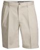 Lands' End Lands' End Comfort Waist Pleated 9" No Iron Chino Shorts - 3