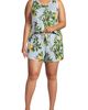 Lands' End Lands' End Cooling 3 Piece Pajama Set - Robe Tank and Shorts - 3