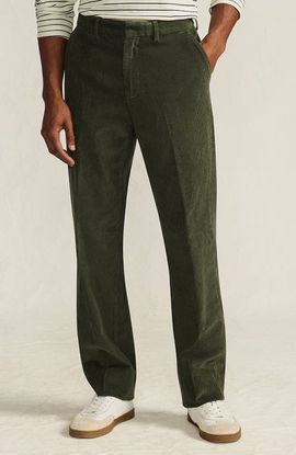 Lands' End Lands' End Corduroy Comfort Waist Traditional Fit Plain Front Pant