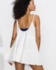 Lands' End Lands' End Cotton Gauze Metallic Tiered Mini Cover-up Dress - 2