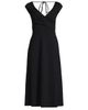 Lands' End Lands' End Cotton Modal Off the Shoulder Wrap Midi Dress - 3