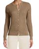Lands' End Lands' End Cotton Pointelle Modern Cardigan Sweater - 3
