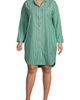 Lands' End Lands' End Cotton Poplin Long Sleeve Sleepshirt Nightgown - 1