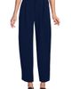 Lands' End Lands' End Crepe High Rise Pleated Barrel Leg Ankle Pants - 1