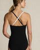 Lands' End Lands' End D-Cup New SlenderSuit Pleated Low Leg One Piece Swimsuit - 2