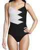 Lands' End Lands' End D-Cup New SlenderSuit Pleated Low Leg One Piece Swimsuit - 3