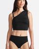 Lands' End Lands' End D-Cup Ruched One Shoulder Tankini Top - 1