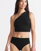 Lands' End Lands' End D-Cup Ruched One Shoulder Tankini Top - 3