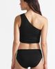 Lands' End Lands' End D-Cup Ruched One Shoulder Tankini Top - 4
