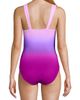 Lands' End Lands' End D-Cup Slender Suit Grecian Low Leg One Piece Swimsuit - 2