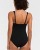 Lands' End Lands' End D-Cup Sweetheart Underwire Wrap One Piece Swimsuit - 2