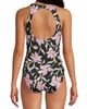 Lands' End Lands' End D-Cup Tugless High Neck Portrait Back One Piece Swimsuit - 2