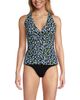 Lands' End Lands' End D-Cup V-Neck Plunge X Back Tankini Top - 1