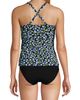 Lands' End Lands' End D-Cup V-Neck Plunge X Back Tankini Top - 2