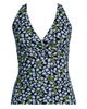Lands' End Lands' End D-Cup V-Neck Plunge X Back Tankini Top - 3