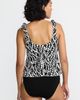 Lands' End Lands' End DD-Cup Tie Shoulder Flutter Tankini Top - 2