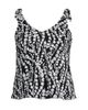 Lands' End Lands' End DD-Cup Tie Shoulder Flutter Tankini Top - 5