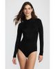 Lands' End Lands' End DD-Cup Tugless Long Sleeve Rash Guard One Piece Swimsuit - 1