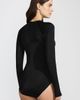Lands' End Lands' End DD-Cup Tugless Long Sleeve Rash Guard One Piece Swimsuit - 2