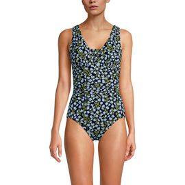 Lands' End Lands' End DDD-Cup Slender Suit Grecian Low Leg One Piece Swimsuit