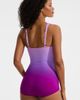 Lands' End Lands' End DDD-Cup Slender V-Neck Tummy Control Chlorine Resistant Skirted One Piece Swimsuit - 2