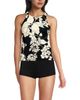 Lands' End Lands' End DDD-Cup Tugless High Neck Strappy Back Tankini Top - 1