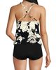 Lands' End Lands' End DDD-Cup Tugless High Neck Strappy Back Tankini Top - 2