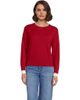 Lands' End Lands' End Double Trim Cotton Crew Neck Sweater - 1