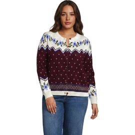 Lands' End Lands' End Drifter Cable Cardigan Sweater