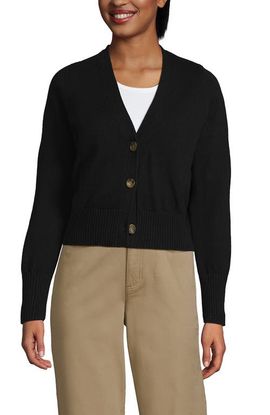 Lands' End Lands' End Drifter Vneck Dress Cardigan Sweater