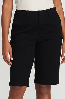 Lands' End Lands' End Elastic Back Classic 12" Chino Shorts