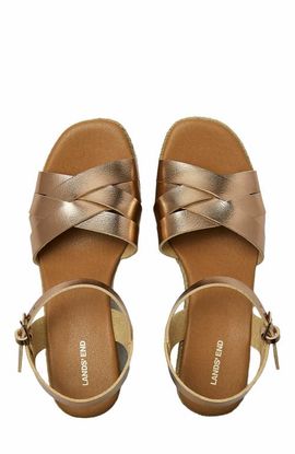 Lands' End Lands' End Espadrille Wedge Sandals
