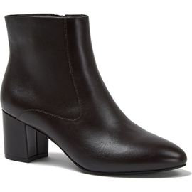Lands' End Lands' End Essential Leather Block Heeled Boots