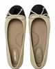 Lands' End Lands' End Essential Leather Cap Toe Ballet Flats - 1
